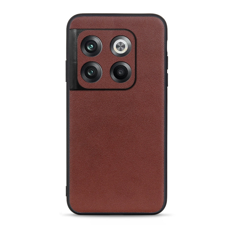 Lambskin Texture Genuine Leather Phone Case, For OnePlus Ace Pro / 10T