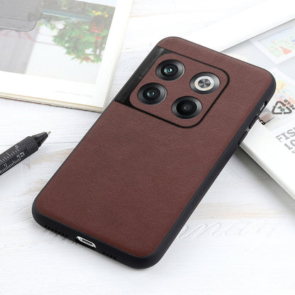Lambskin Texture Genuine Leather Phone Case, For OnePlus Ace Pro / 10T