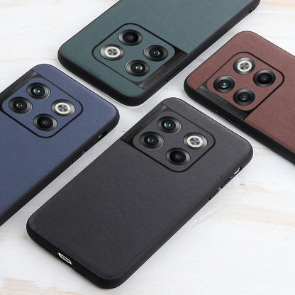 Lambskin Texture Genuine Leather Phone Case, For OnePlus Ace Pro / 10T
