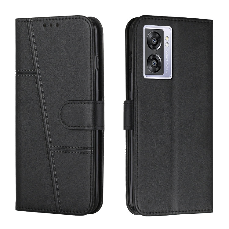 Stitching Calf Texture Buckle Leather Phone Case, For OPPO A57 5G/Realme V23/A77 5G, For Realme C30 4G, For OPPO Reno8 5G/Reno8 5G Global, For OPPO Reno8 Pro+ 5G/Reno8 Pro 5G Global