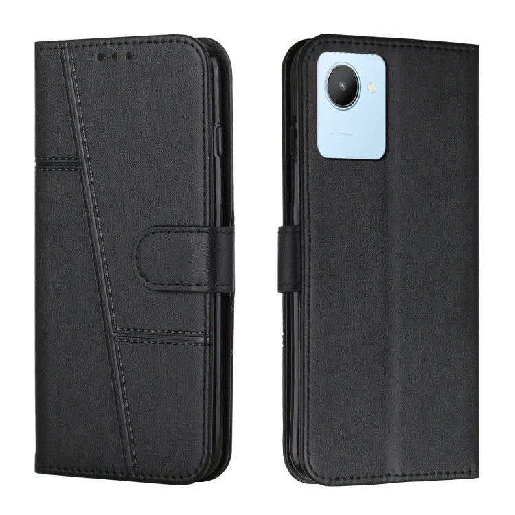 Stitching Calf Texture Buckle Leather Phone Case, For OPPO A57 5G/Realme V23/A77 5G, For Realme C30 4G, For OPPO Reno8 5G/Reno8 5G Global, For OPPO Reno8 Pro+ 5G/Reno8 Pro 5G Global