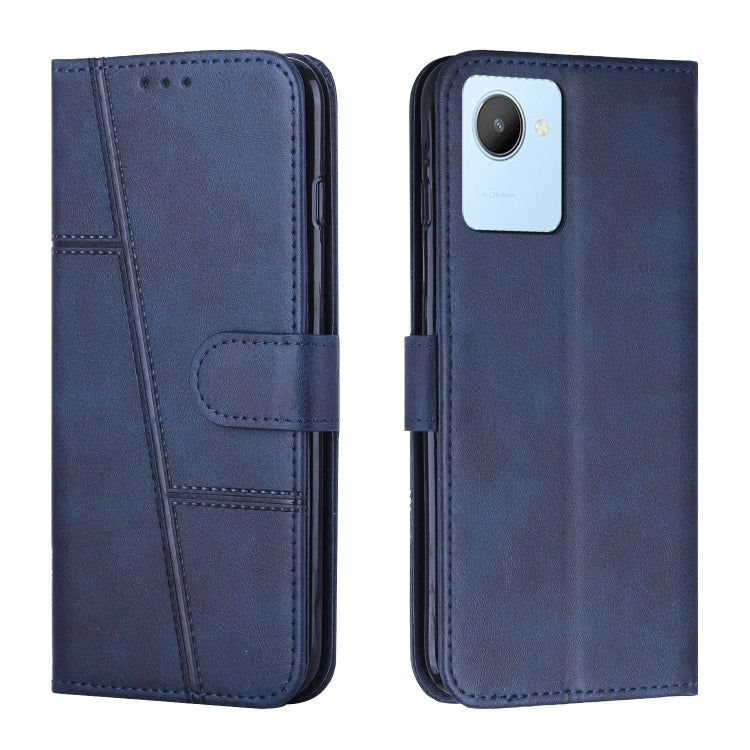 Stitching Calf Texture Buckle Leather Phone Case, For OPPO A57 5G/Realme V23/A77 5G, For Realme C30 4G, For OPPO Reno8 5G/Reno8 5G Global, For OPPO Reno8 Pro+ 5G/Reno8 Pro 5G Global