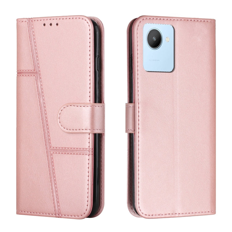 Stitching Calf Texture Buckle Leather Phone Case, For OPPO A57 5G/Realme V23/A77 5G, For Realme C30 4G, For OPPO Reno8 5G/Reno8 5G Global, For OPPO Reno8 Pro+ 5G/Reno8 Pro 5G Global