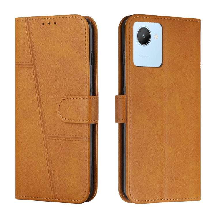 Stitching Calf Texture Buckle Leather Phone Case, For OPPO A57 5G/Realme V23/A77 5G, For Realme C30 4G, For OPPO Reno8 5G/Reno8 5G Global, For OPPO Reno8 Pro+ 5G/Reno8 Pro 5G Global