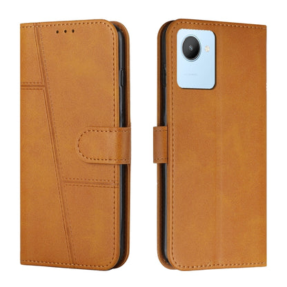 Stitching Calf Texture Buckle Leather Phone Case, For OPPO A57 5G/Realme V23/A77 5G, For Realme C30 4G, For OPPO Reno8 5G/Reno8 5G Global, For OPPO Reno8 Pro+ 5G/Reno8 Pro 5G Global