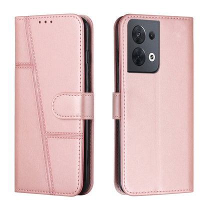 Stitching Calf Texture Buckle Leather Phone Case, For OPPO A57 5G/Realme V23/A77 5G, For Realme C30 4G, For OPPO Reno8 5G/Reno8 5G Global, For OPPO Reno8 Pro+ 5G/Reno8 Pro 5G Global