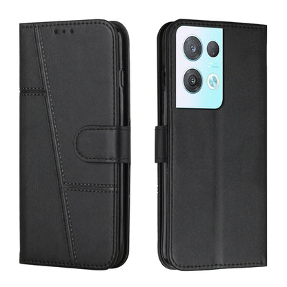 Stitching Calf Texture Buckle Leather Phone Case, For OPPO A57 5G/Realme V23/A77 5G, For Realme C30 4G, For OPPO Reno8 5G/Reno8 5G Global, For OPPO Reno8 Pro+ 5G/Reno8 Pro 5G Global