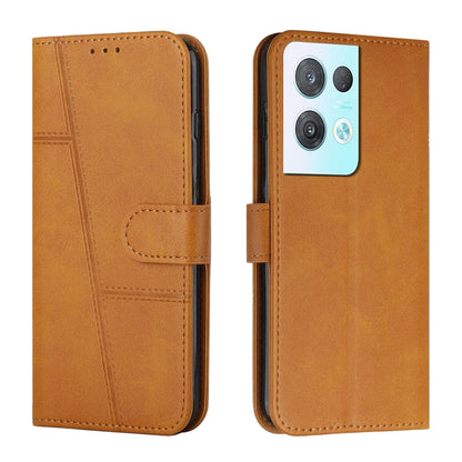 Stitching Calf Texture Buckle Leather Phone Case, For OPPO A57 5G/Realme V23/A77 5G, For Realme C30 4G, For OPPO Reno8 5G/Reno8 5G Global, For OPPO Reno8 Pro+ 5G/Reno8 Pro 5G Global