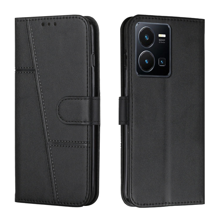 Stitching Calf Texture Buckle Leather Phone Case, For vivo Y35 4G/Y22s/Y22, For Xiaomi Redmi A1, For Xiaomi 12T/12T Pro/Redmi K50 Ultra