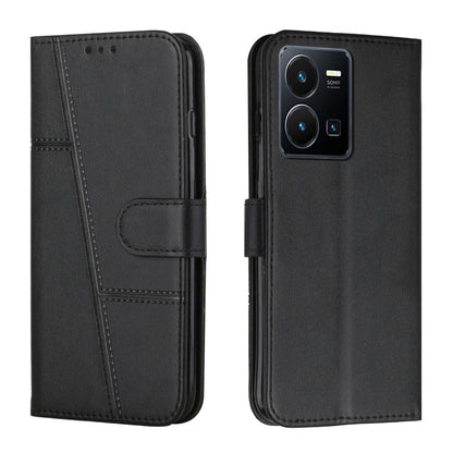 Stitching Calf Texture Buckle Leather Phone Case, For vivo Y35 4G/Y22s/Y22, For Xiaomi Redmi A1, For Xiaomi 12T/12T Pro/Redmi K50 Ultra