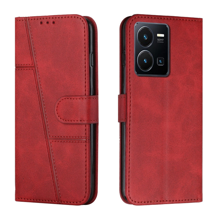 Stitching Calf Texture Buckle Leather Phone Case, For vivo Y35 4G/Y22s/Y22, For Xiaomi Redmi A1, For Xiaomi 12T/12T Pro/Redmi K50 Ultra
