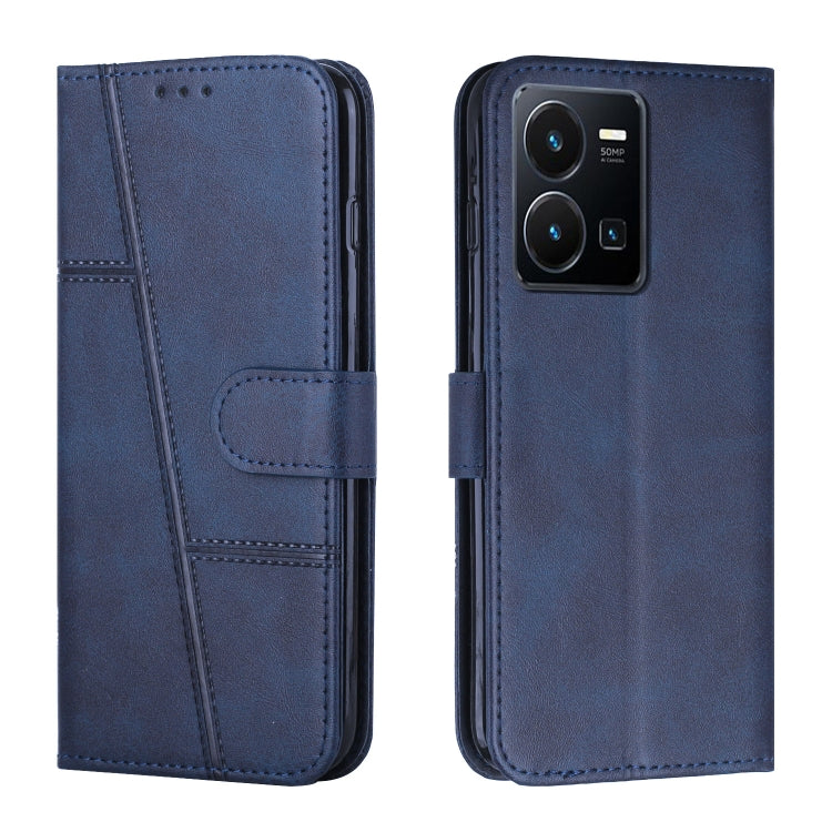 Stitching Calf Texture Buckle Leather Phone Case, For vivo Y35 4G/Y22s/Y22, For Xiaomi Redmi A1, For Xiaomi 12T/12T Pro/Redmi K50 Ultra