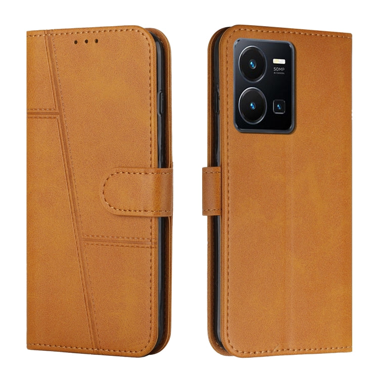 Stitching Calf Texture Buckle Leather Phone Case, For vivo Y35 4G/Y22s/Y22, For Xiaomi Redmi A1, For Xiaomi 12T/12T Pro/Redmi K50 Ultra
