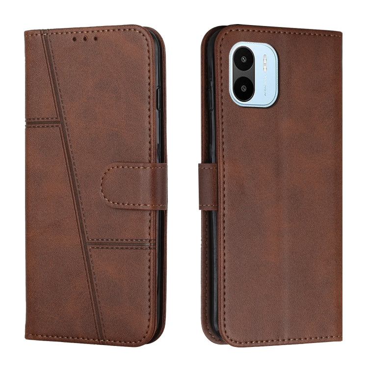 Stitching Calf Texture Buckle Leather Phone Case, For vivo Y35 4G/Y22s/Y22, For Xiaomi Redmi A1, For Xiaomi 12T/12T Pro/Redmi K50 Ultra