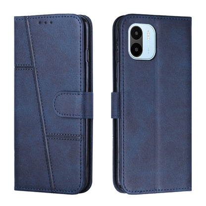 Stitching Calf Texture Buckle Leather Phone Case, For vivo Y35 4G/Y22s/Y22, For Xiaomi Redmi A1, For Xiaomi 12T/12T Pro/Redmi K50 Ultra