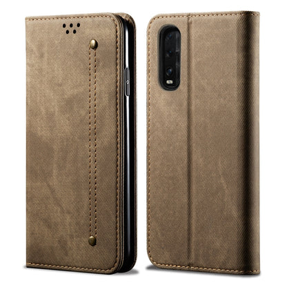 Denim Texture Casual Style Horizontal Flip Leather Case with Holder & Card Slots & Wallet, For OPPO A8 / A31 (2020), For OPPO A91 / F15 / Reno 3, For OPPO Find X2, For OPPO Find X2 Pro, For OPPO Realme X50, For OPPO Realme X50 Pro