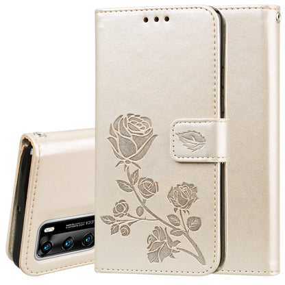 Rose Embossed Horizontal Flip PU Leather Case with Holder & Card Slots & Wallet, For Xiaomi Redmi Note 9 Pro, For Huawei P40, For Huawei P40 Lite, For Galaxy M31