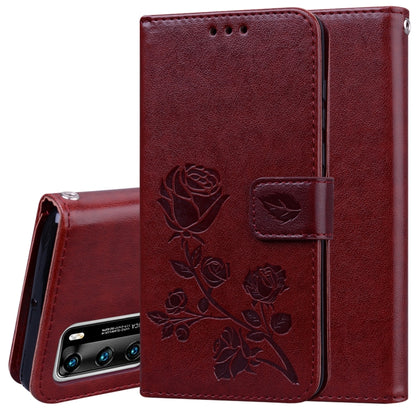 Rose Embossed Horizontal Flip PU Leather Case with Holder & Card Slots & Wallet, For Xiaomi Redmi Note 9 Pro, For Huawei P40, For Huawei P40 Lite, For Galaxy M31