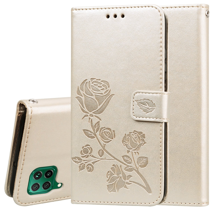 Rose Embossed Horizontal Flip PU Leather Case with Holder & Card Slots & Wallet, For Xiaomi Redmi Note 9 Pro, For Huawei P40, For Huawei P40 Lite, For Galaxy M31