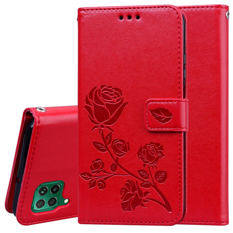 Rose Embossed Horizontal Flip PU Leather Case with Holder & Card Slots & Wallet, For Xiaomi Redmi Note 9 Pro, For Huawei P40, For Huawei P40 Lite, For Galaxy M31