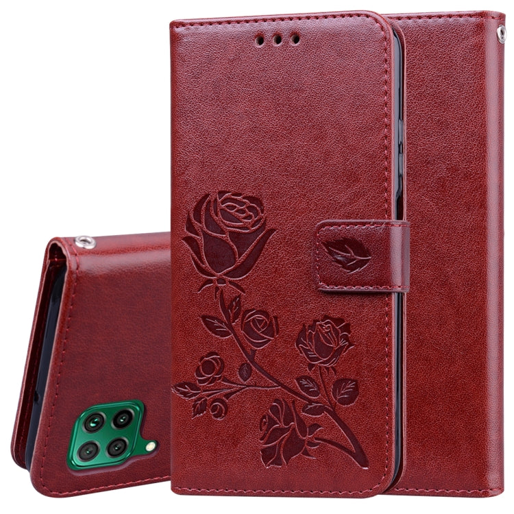 Rose Embossed Horizontal Flip PU Leather Case with Holder & Card Slots & Wallet, For Xiaomi Redmi Note 9 Pro, For Huawei P40, For Huawei P40 Lite, For Galaxy M31