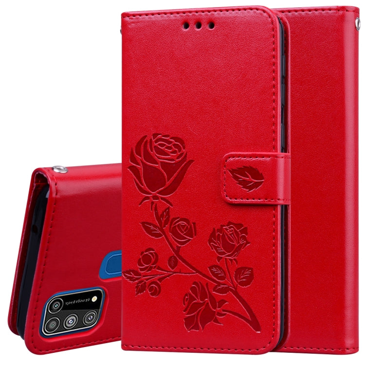 Rose Embossed Horizontal Flip PU Leather Case with Holder & Card Slots & Wallet, For Xiaomi Redmi Note 9 Pro, For Huawei P40, For Huawei P40 Lite, For Galaxy M31