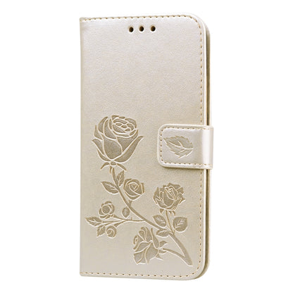 Rose Embossed Horizontal Flip PU Leather Case with Holder & Card Slots & Wallet, For Galaxy A01