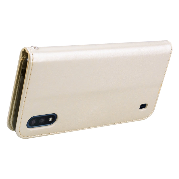 Rose Embossed Horizontal Flip PU Leather Case with Holder & Card Slots & Wallet, For Galaxy A01