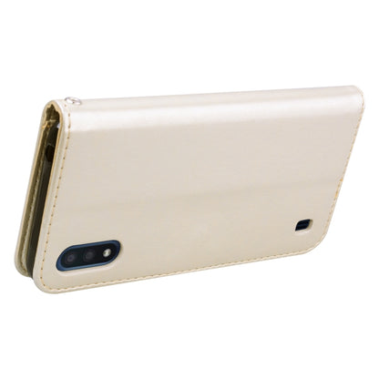 Rose Embossed Horizontal Flip PU Leather Case with Holder & Card Slots & Wallet, For Galaxy A01