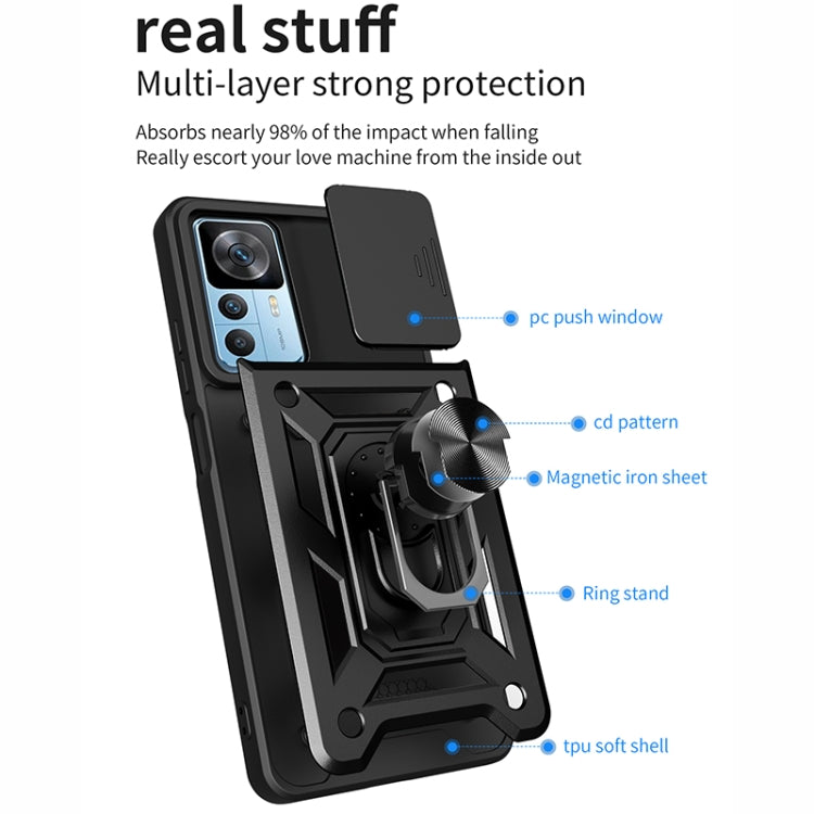 Sliding Camera Cover Design TPU+PC Phone Case, For Xiaomi 12T, For Xiaomi Redmi A1 4G, For Motorola Moto G22, For OPPO Reno8 5G
