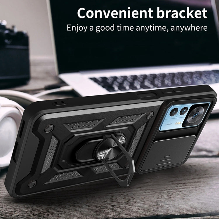 Sliding Camera Cover Design TPU+PC Phone Case, For Xiaomi 12T, For Xiaomi Redmi A1 4G, For Motorola Moto G22, For OPPO Reno8 5G