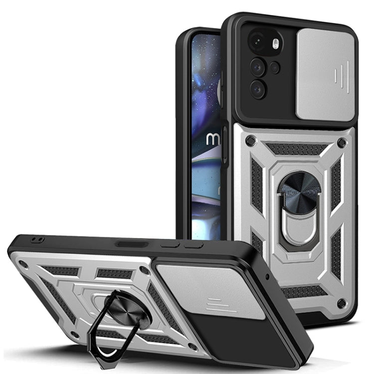 Sliding Camera Cover Design TPU+PC Phone Case, For Xiaomi 12T, For Xiaomi Redmi A1 4G, For Motorola Moto G22, For OPPO Reno8 5G