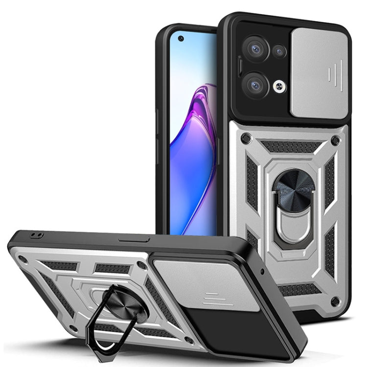 Sliding Camera Cover Design TPU+PC Phone Case, For Xiaomi 12T, For Xiaomi Redmi A1 4G, For Motorola Moto G22, For OPPO Reno8 5G