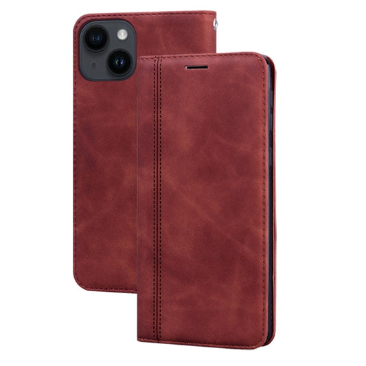 Frosted Business Magnetic Horizontal Flip PU Phone Case, For iPhone 14 Plus, For iPhone 14 Pro Max, For iPhone 14 Pro, For iPhone 14