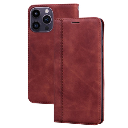 Frosted Business Magnetic Horizontal Flip PU Phone Case, For iPhone 14 Plus, For iPhone 14 Pro Max, For iPhone 14 Pro, For iPhone 14