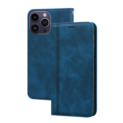 Frosted Business Magnetic Horizontal Flip PU Phone Case, For iPhone 14 Plus, For iPhone 14 Pro Max, For iPhone 14 Pro, For iPhone 14