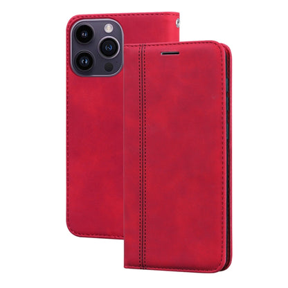 Frosted Business Magnetic Horizontal Flip PU Phone Case, For iPhone 14 Plus, For iPhone 14 Pro Max, For iPhone 14 Pro, For iPhone 14
