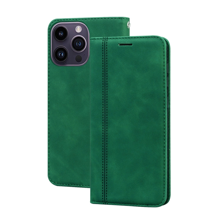 Frosted Business Magnetic Horizontal Flip PU Phone Case, For iPhone 14 Plus, For iPhone 14 Pro Max, For iPhone 14 Pro, For iPhone 14