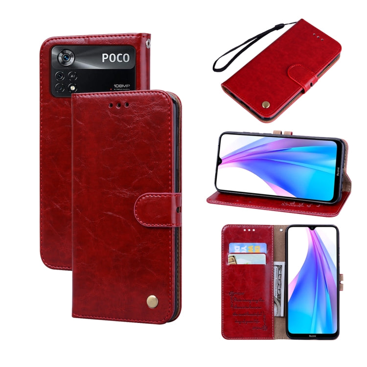 Oil Wax Texture Leather Phone Case, For Samsung Galaxy M53, For Samsung Galaxy A73 5G, For Xiaomi Poco M4 Pro 4G, For Xiaomi Poco X4 Pro 5G