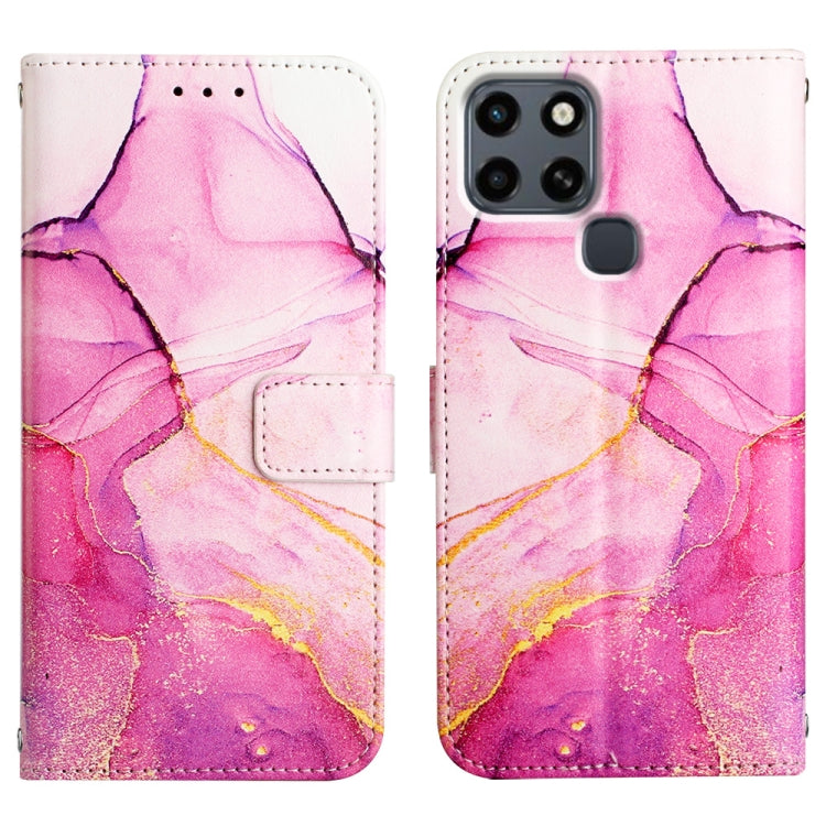 PT003 Marble Pattern Flip Leather Phone Case, For Infinix Smart 6 Plus/X6823, For T-Mobile Revvl 6 5G, For Oukitel C31, For Xiaomi Poco C40 Global