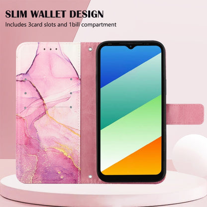 PT003 Marble Pattern Flip Leather Phone Case, For Infinix Smart 6 Plus/X6823, For T-Mobile Revvl 6 5G, For Oukitel C31, For Xiaomi Poco C40 Global
