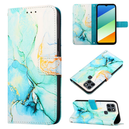 PT003 Marble Pattern Flip Leather Phone Case, For Infinix Smart 6 Plus/X6823, For T-Mobile Revvl 6 5G, For Oukitel C31, For Xiaomi Poco C40 Global