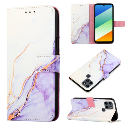 PT003 Marble Pattern Flip Leather Phone Case, For Infinix Smart 6 Plus/X6823, For T-Mobile Revvl 6 5G, For Oukitel C31, For Xiaomi Poco C40 Global