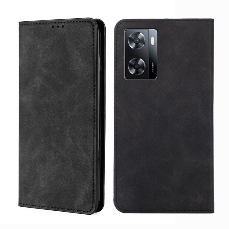 Skin Feel Magnetic Flip Leather Phone Case, For OPPO A57s 4G / A57e 4G, For OPPO K10 5G Global, For vivo Y52t, For OnePlus Nord N20 SE 4G