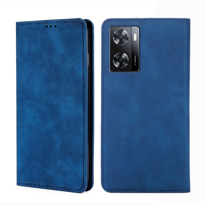 Skin Feel Magnetic Flip Leather Phone Case, For OPPO A57s 4G / A57e 4G, For OPPO K10 5G Global, For vivo Y52t, For OnePlus Nord N20 SE 4G