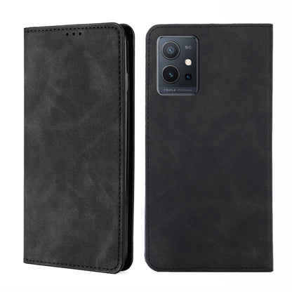Skin Feel Magnetic Flip Leather Phone Case, For OPPO A57s 4G / A57e 4G, For OPPO K10 5G Global, For vivo Y52t, For OnePlus Nord N20 SE 4G