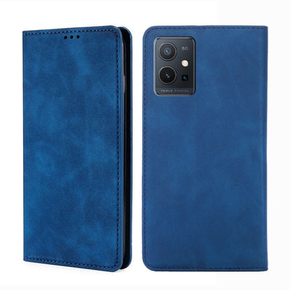 Skin Feel Magnetic Flip Leather Phone Case, For OPPO A57s 4G / A57e 4G, For OPPO K10 5G Global, For vivo Y52t, For OnePlus Nord N20 SE 4G