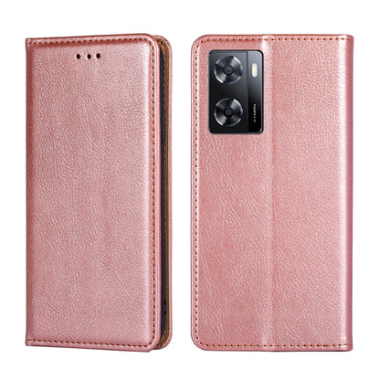 Gloss Oil Solid Color Magnetic Leather Phone Case, For OPPO A57s 4G / A57e 4G, For OPPO K10 5G Global, For vivo Y52t