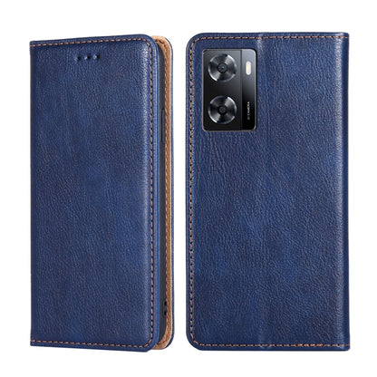 Gloss Oil Solid Color Magnetic Leather Phone Case, For OPPO A57s 4G / A57e 4G, For OPPO K10 5G Global, For vivo Y52t