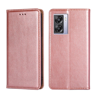 Gloss Oil Solid Color Magnetic Leather Phone Case, For OPPO A57s 4G / A57e 4G, For OPPO K10 5G Global, For vivo Y52t